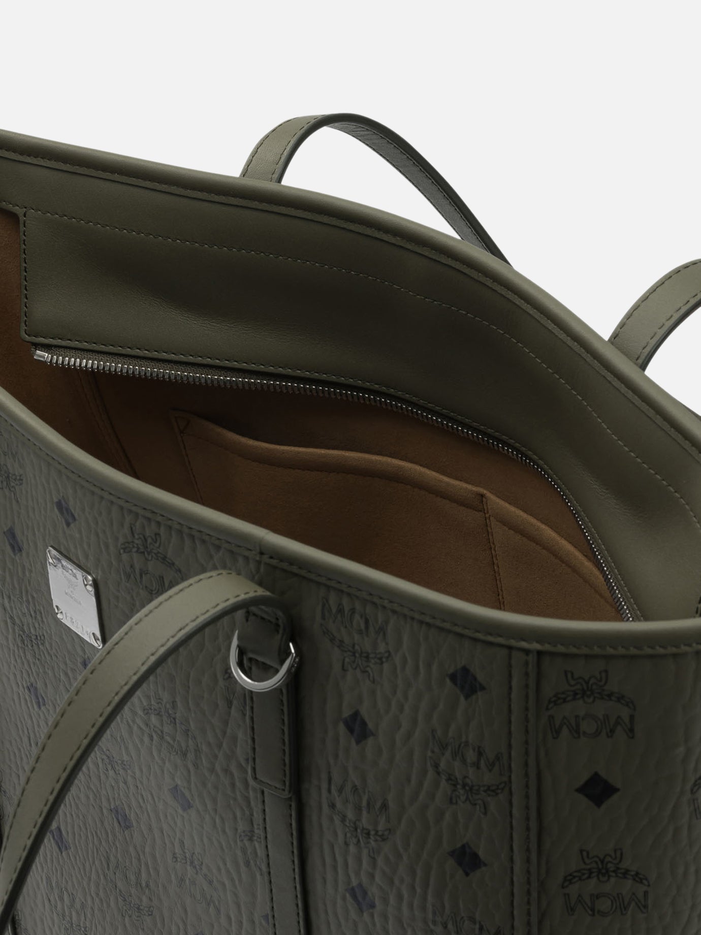 Borse grandi 63% polyurethane 20% polyester 17% cotton  Verde - Mcm Donna | PDP | VIETTI Online Store | Zoom-Modal_5
