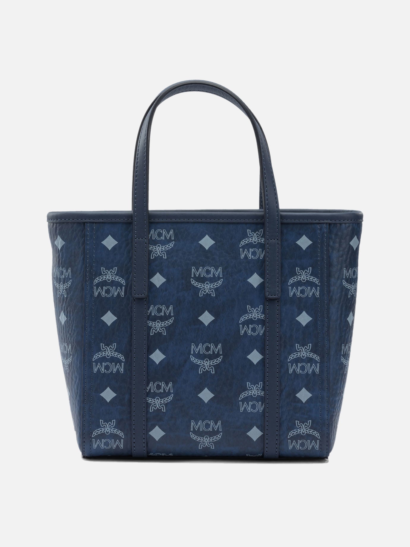 Borse mini 63% polyurethane 20% polyester 17% cotton  Blu - Mcm Donna | PDP | VIETTI Online Store | Zoom-Modal_3
