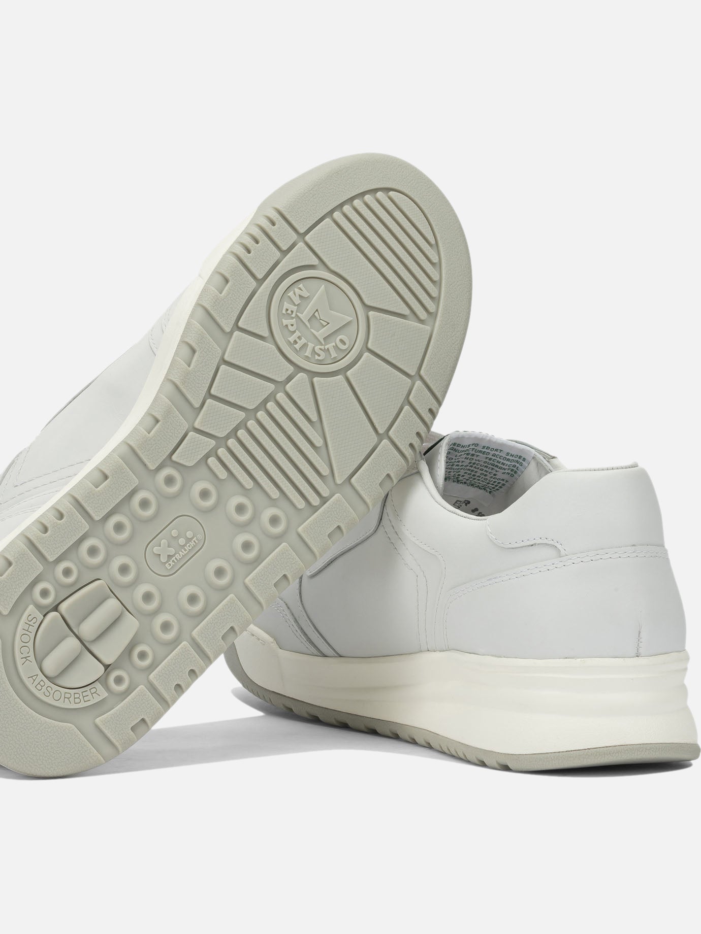 Low top sneakers 100% leather - 100% rubber  White - Mephisto Men | PDP | VIETTI Online Store | thumbnail_5