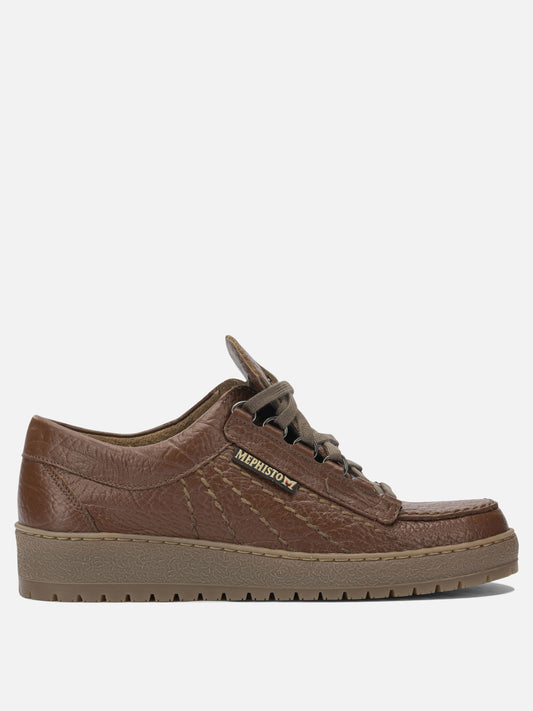 Sneaker basse 100% leather - 100% rubber  Marrone - Mephisto Uomo | PDP | VIETTI Online Store 
