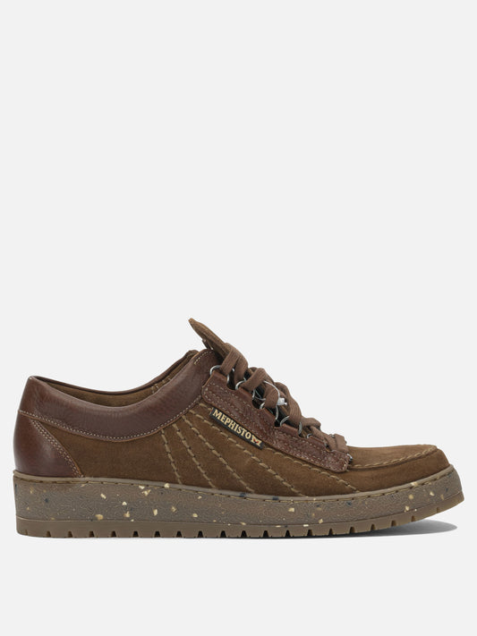 Sneaker basse 100% leather - 100% rubber  Marrone - Mephisto Uomo | PDP | VIETTI Online Store 
