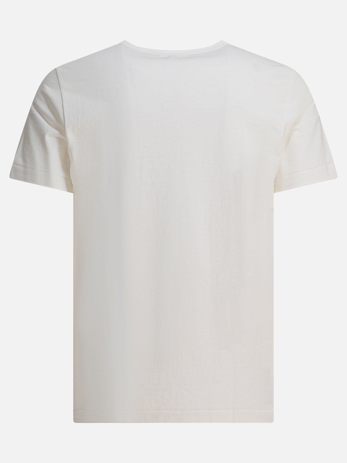 T-shirt girocollo Solid colour  Bianco - Merz b. Schwanen Uomo | PDP | VIETTI Online Store | thumbnail_2