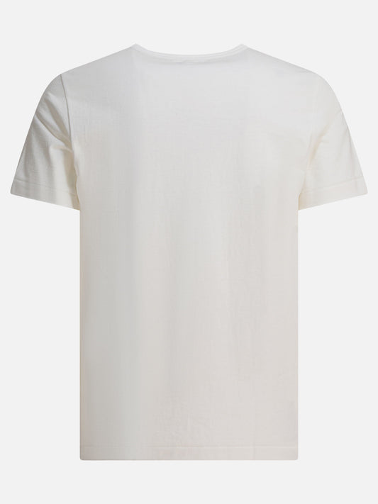 T-shirt girocollo Solid colour  Bianco - Merz b. Schwanen Uomo | VIETTI Online Store | 2
