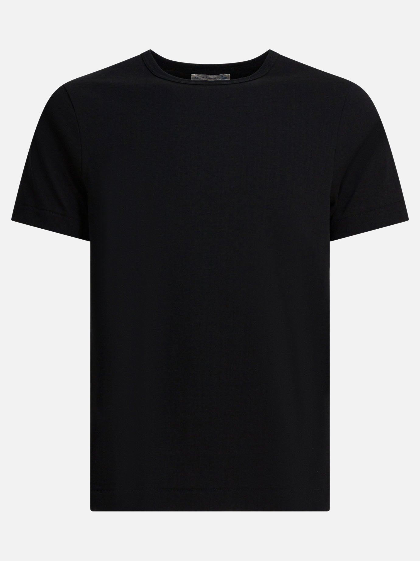 T-shirt girocollo Solid colour  Nero - Merz b. Schwanen Uomo | PDP | VIETTI Online Store | thumbnail