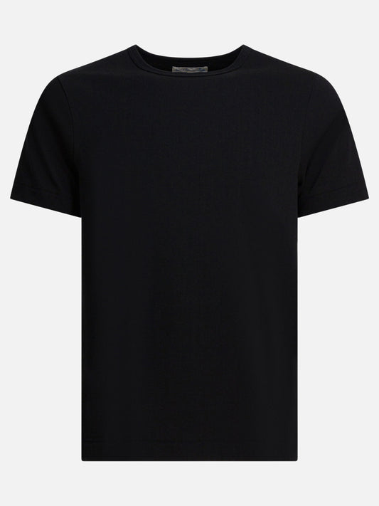 T-shirt girocollo Solid colour  Nero - Merz b. Schwanen Uomo | VIETTI Online Store 
