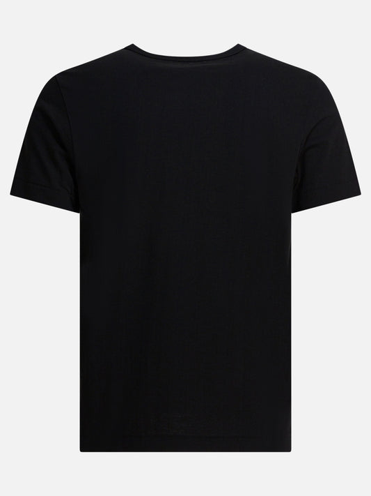 T-shirt girocollo Solid colour  Nero - Merz b. Schwanen Uomo | VIETTI Online Store | 2

