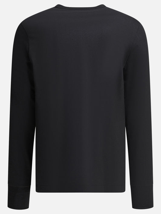 Henley t-shirts Solid colour  Black - Merz b. Schwanen Men | VIETTI Online Store | 2
