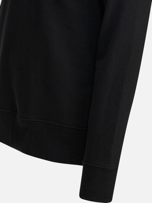 Merz b. Schwanen "Loopwheeled" crewneck sweatshirt Black

