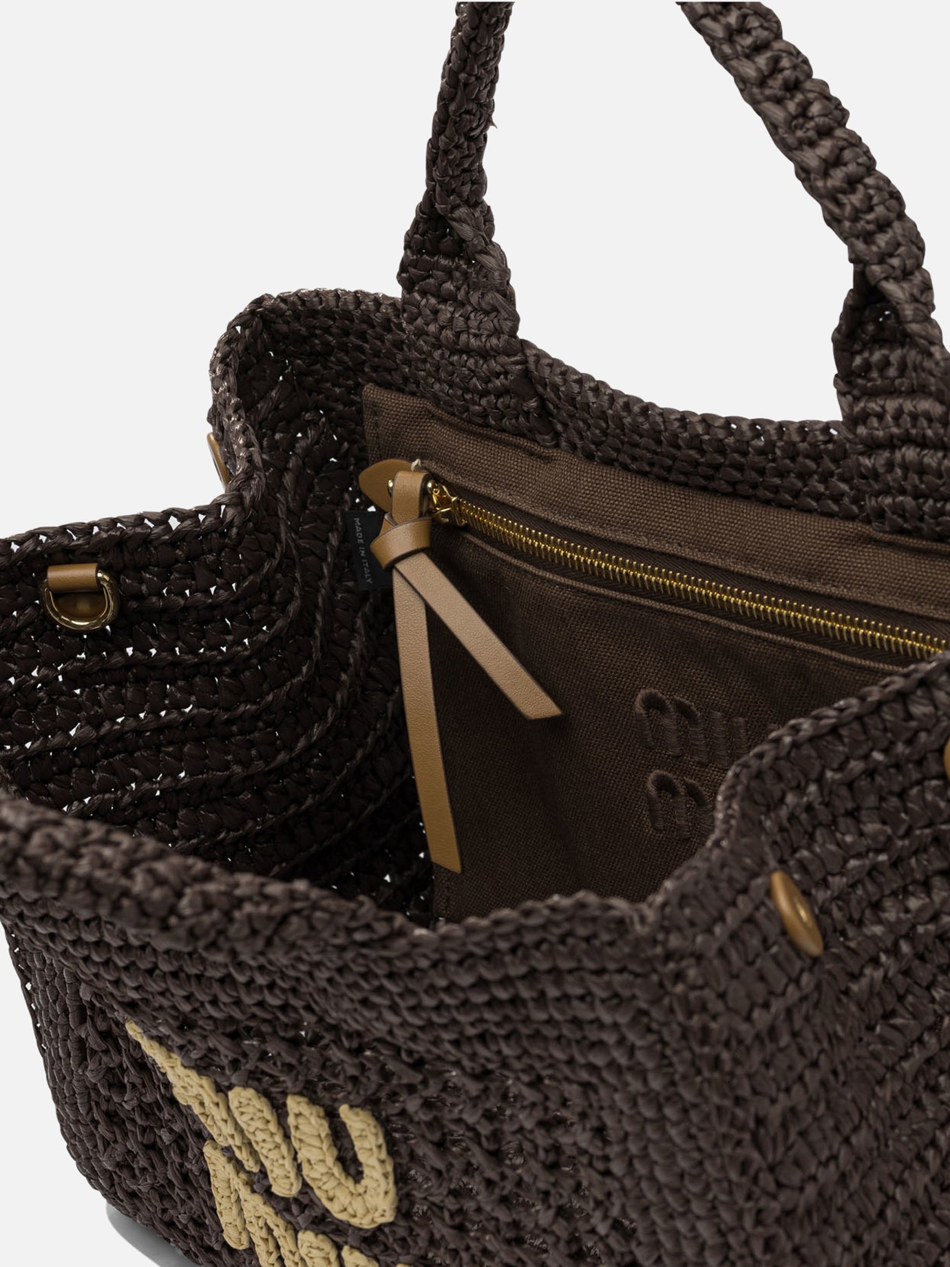Small bags Logo  Brown - Miu Miu Women | PDP | VIETTI Online Store | thumbnail_5