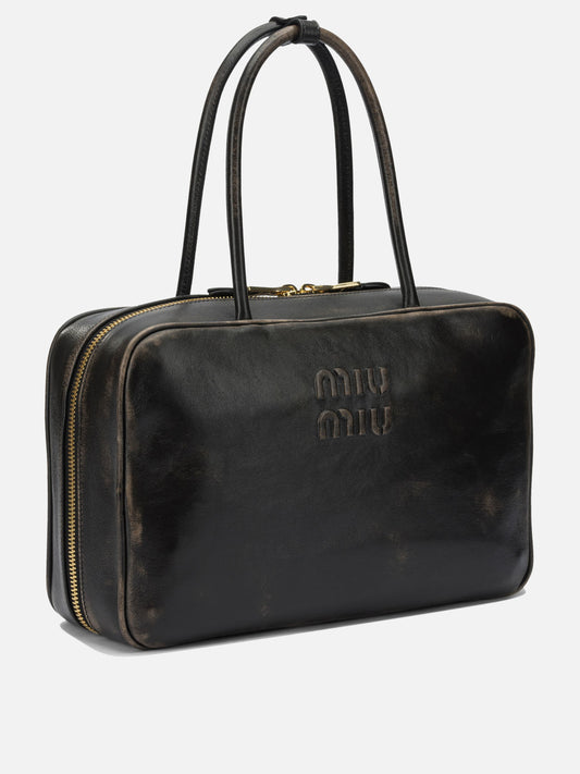 Borse medie Logo  Marrone - Miu Miu Donna | PDP | VIETTI Online Store | 2
