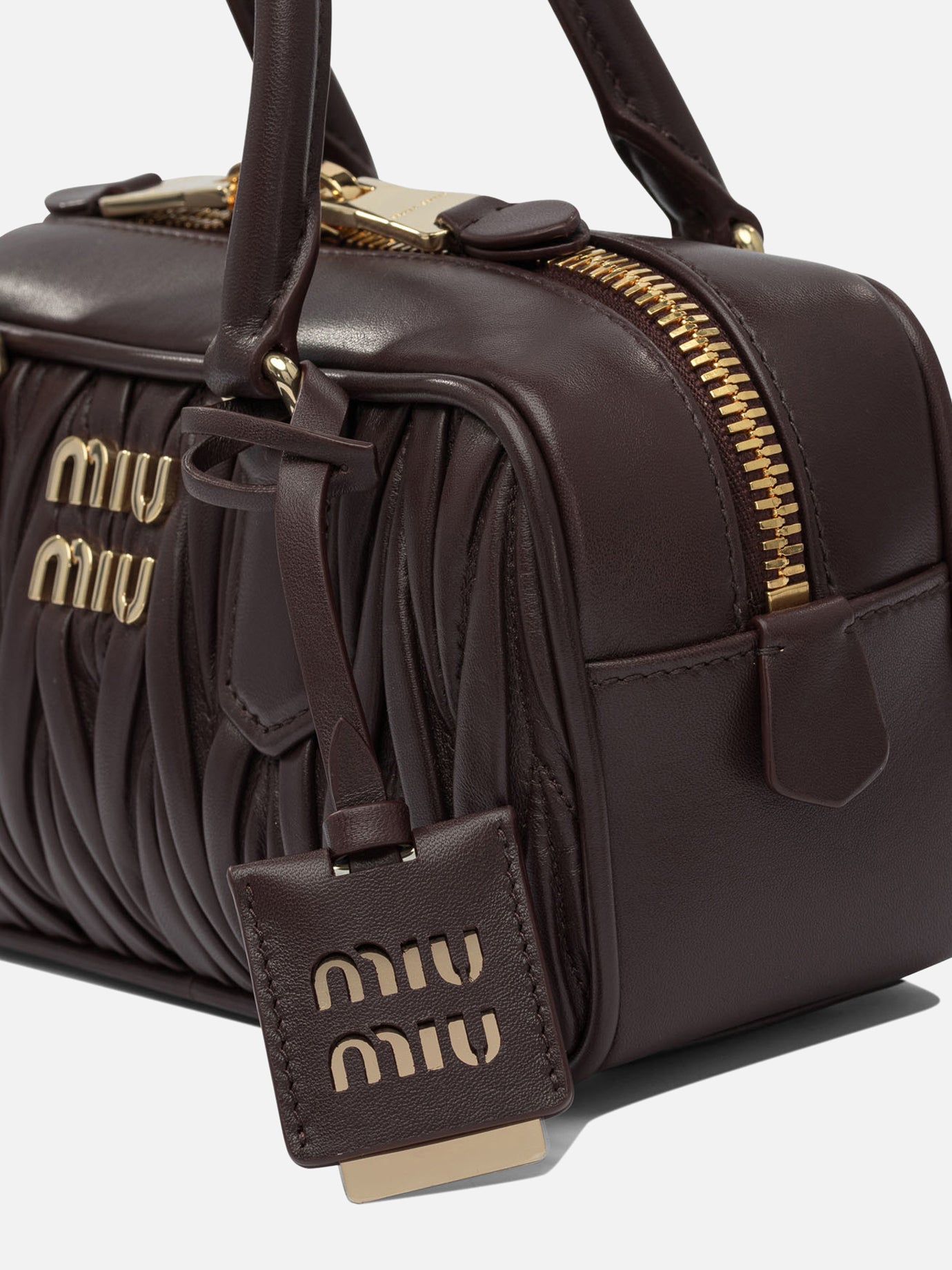 Borse piccole Logo  Marrone - Miu Miu Donna | PDP | VIETTI Online Store | thumbnail_4