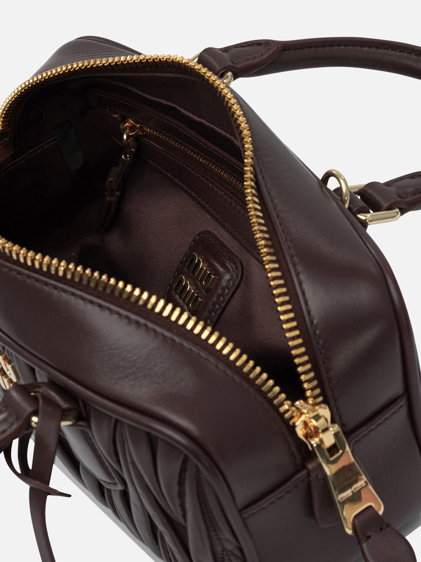 Borse piccole Logo  Marrone - Miu Miu Donna | PDP | VIETTI Online Store | Zoom-Modal_5
