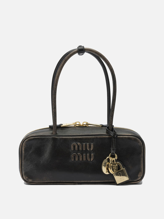 Borse piccole Logo  Marrone - Miu Miu Donna | PDP | VIETTI Online Store 
