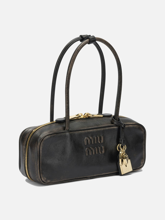 Borse piccole Logo  Marrone - Miu Miu Donna | PDP | VIETTI Online Store | 2
