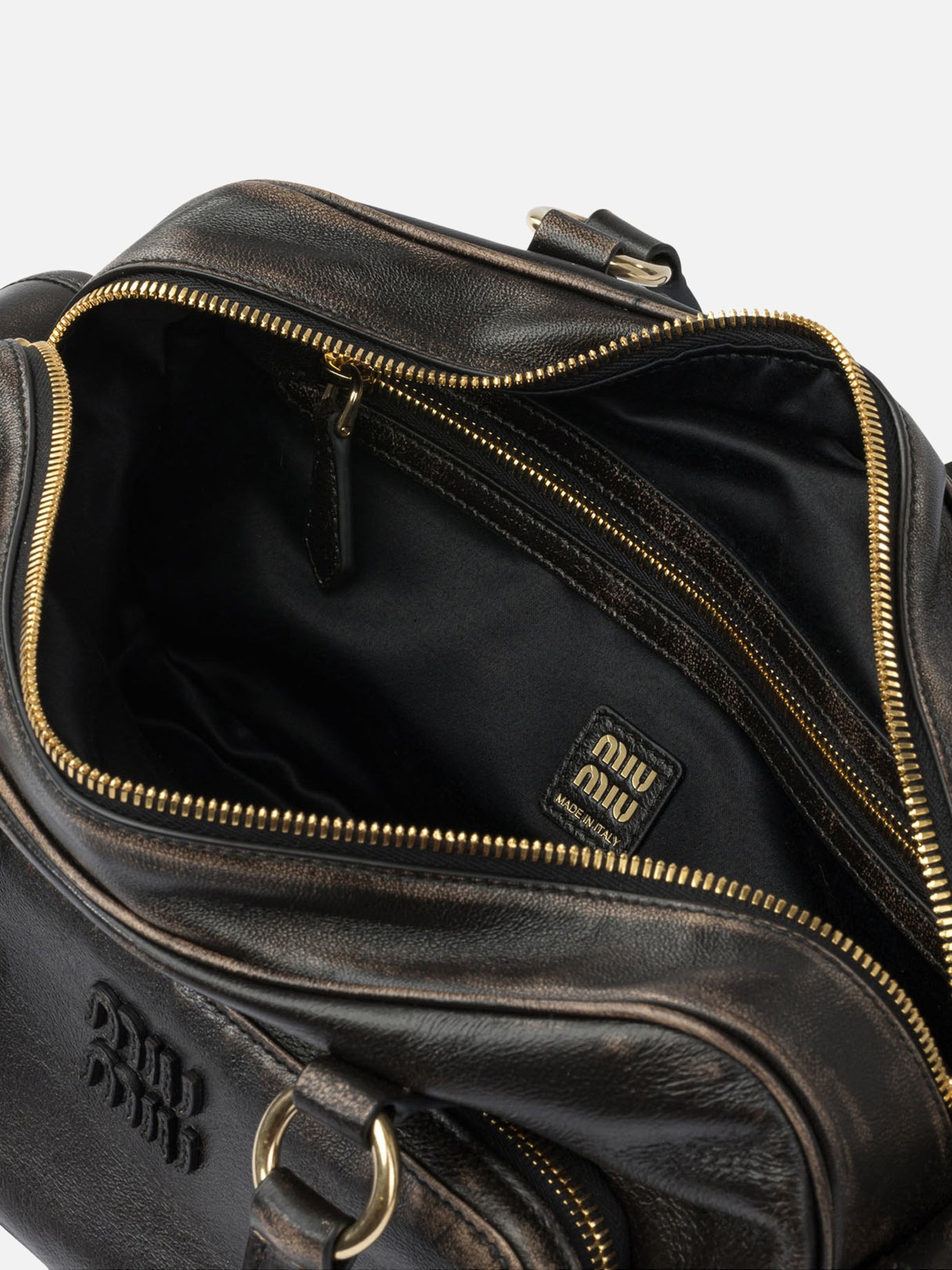Borse medie 100% lamb leather  Marrone - Miu Miu Donna | PDP | VIETTI Online Store | thumbnail_5