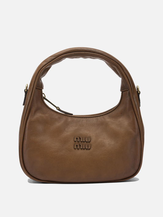 Small bags 100% calf leather  Brown - Miu Miu Women | PLP | VIETTI Online Store 
