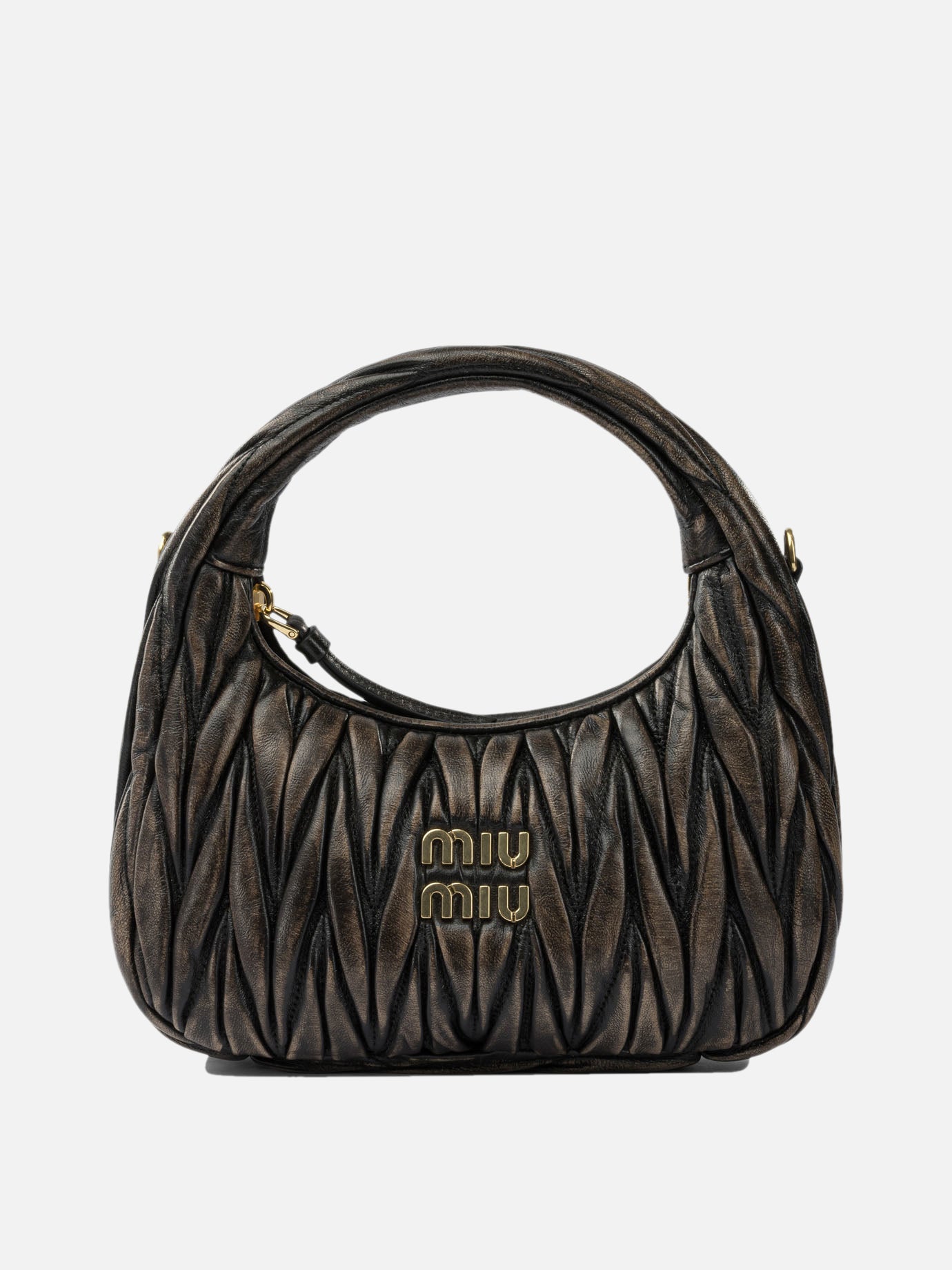 Borse mini 100% lamb leather  Marrone - Miu Miu Donna | PDP | VIETTI Online Store | thumbnail