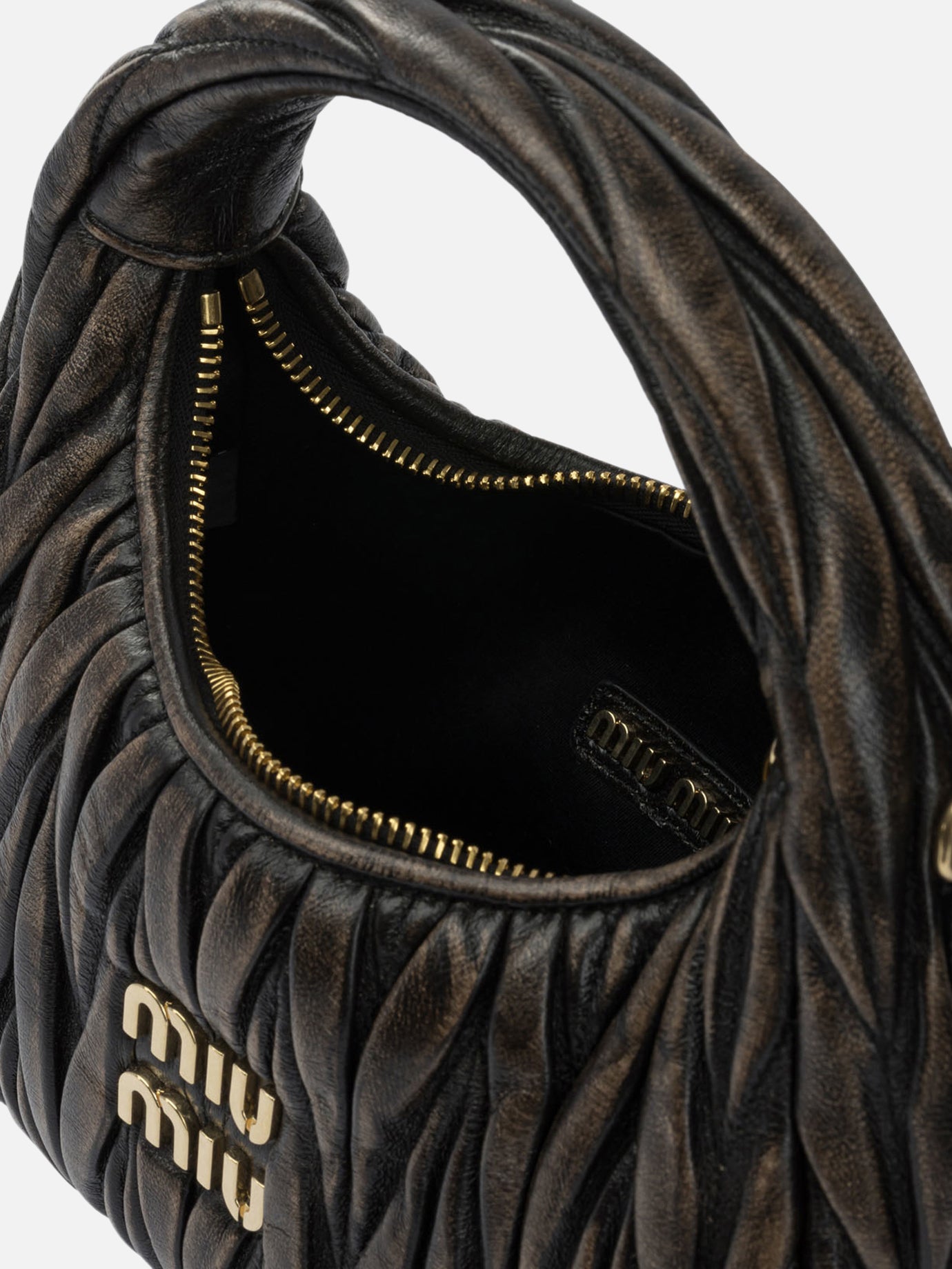 Borse mini 100% lamb leather  Marrone - Miu Miu Donna | PDP | VIETTI Online Store | thumbnail_5