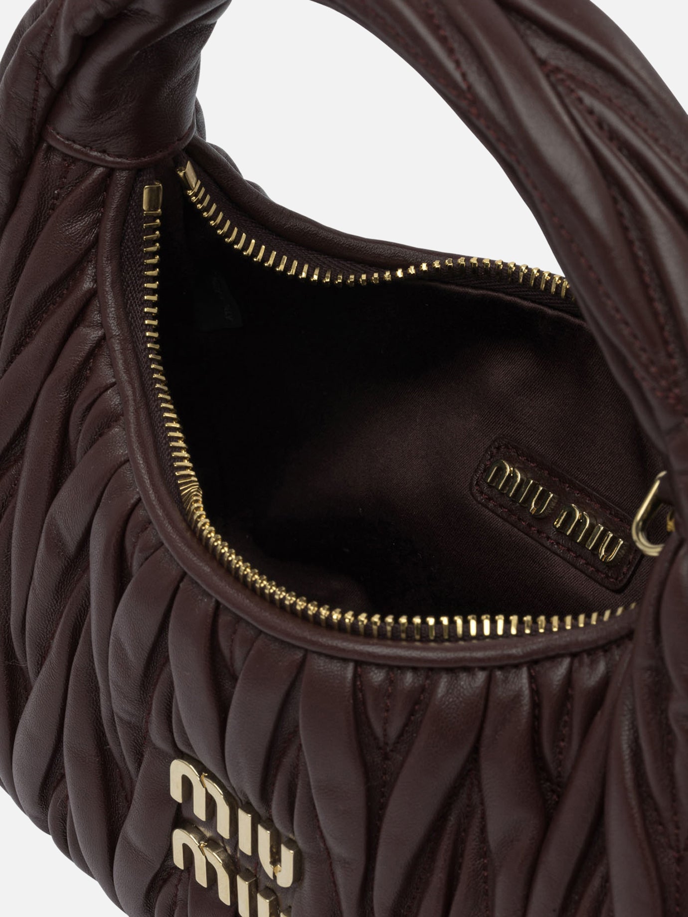Borse piccole Logo  Bordeaux - Miu Miu Donna | PDP | VIETTI Online Store | Zoom-Modal_5
