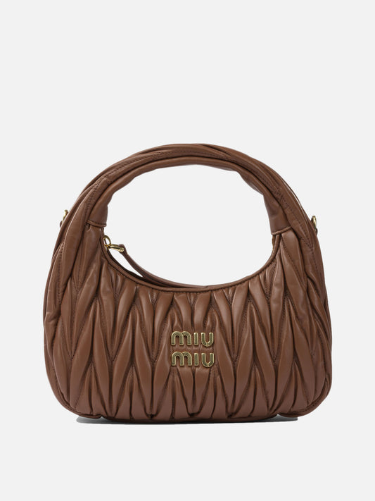 Borse piccole Logo  Marrone - Miu Miu Donna | PLP | VIETTI Online Store 
