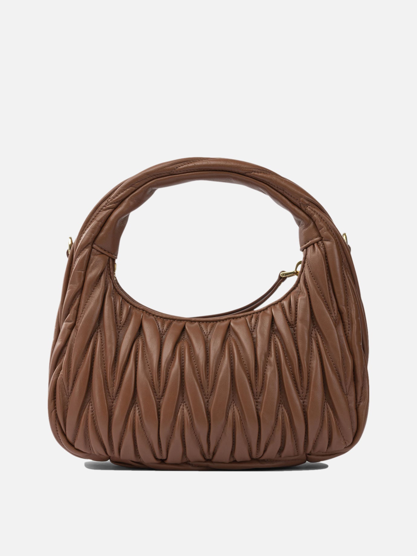 MIU MIU ハンドバッグ Briarwood Aventure Nappa Leather Top-handle Bag | Miu Miu
