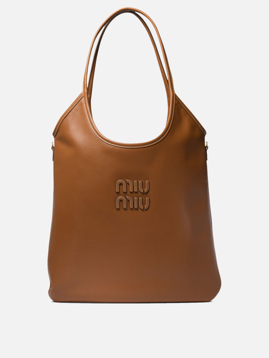 Borse medie 100% calf leather  Marrone - Miu Miu Donna | PLP | VIETTI Online Store 
