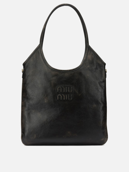 Borse medie Logo  Marrone - Miu Miu Donna | PDP | VIETTI Online Store 
