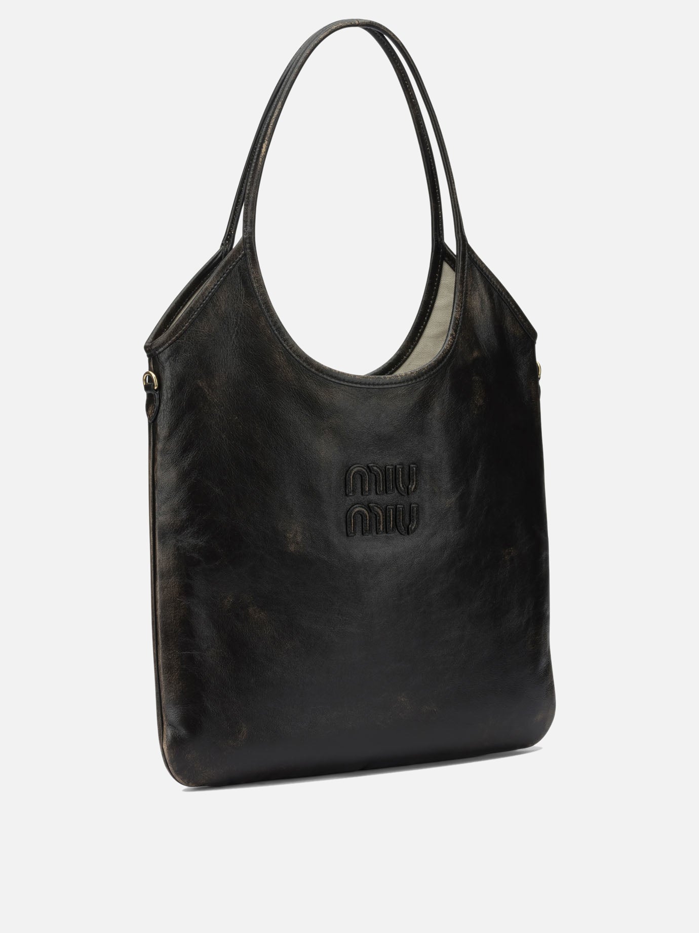 Borse medie Logo  Marrone - Miu Miu Donna | PDP | VIETTI Online Store | Zoom-Modal_2
