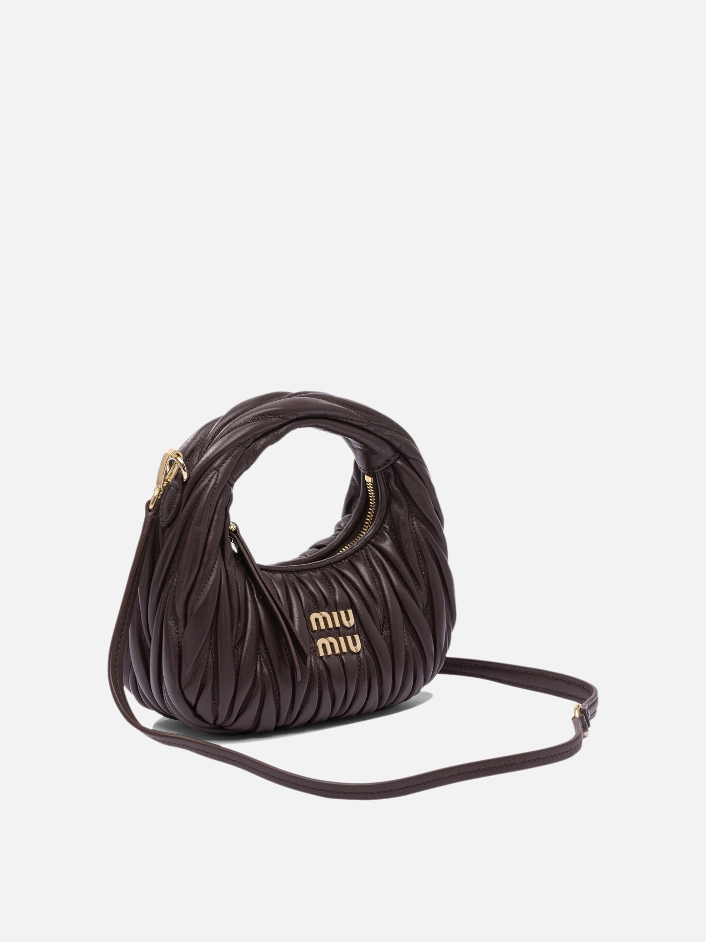 Small bags Logo  Brown - Miu Miu Women | PDP | VIETTI Online Store | Zoom-Modal_2
