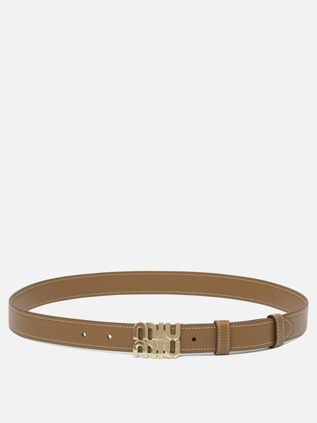 【Dappi】MIU MIU Leather Belt Miu Miu Leather Belt | Saks Fifth Avenue