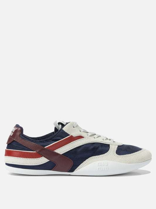 Sneaker basse 100% polyester - 100% rubber  Blu - Miu Miu Donna | PLP | VIETTI Online Store 
