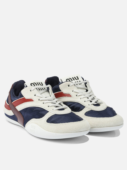 Sneaker basse 100% polyester - 100% rubber  Blu - Miu Miu Donna | PLP | VIETTI Online Store | 2
