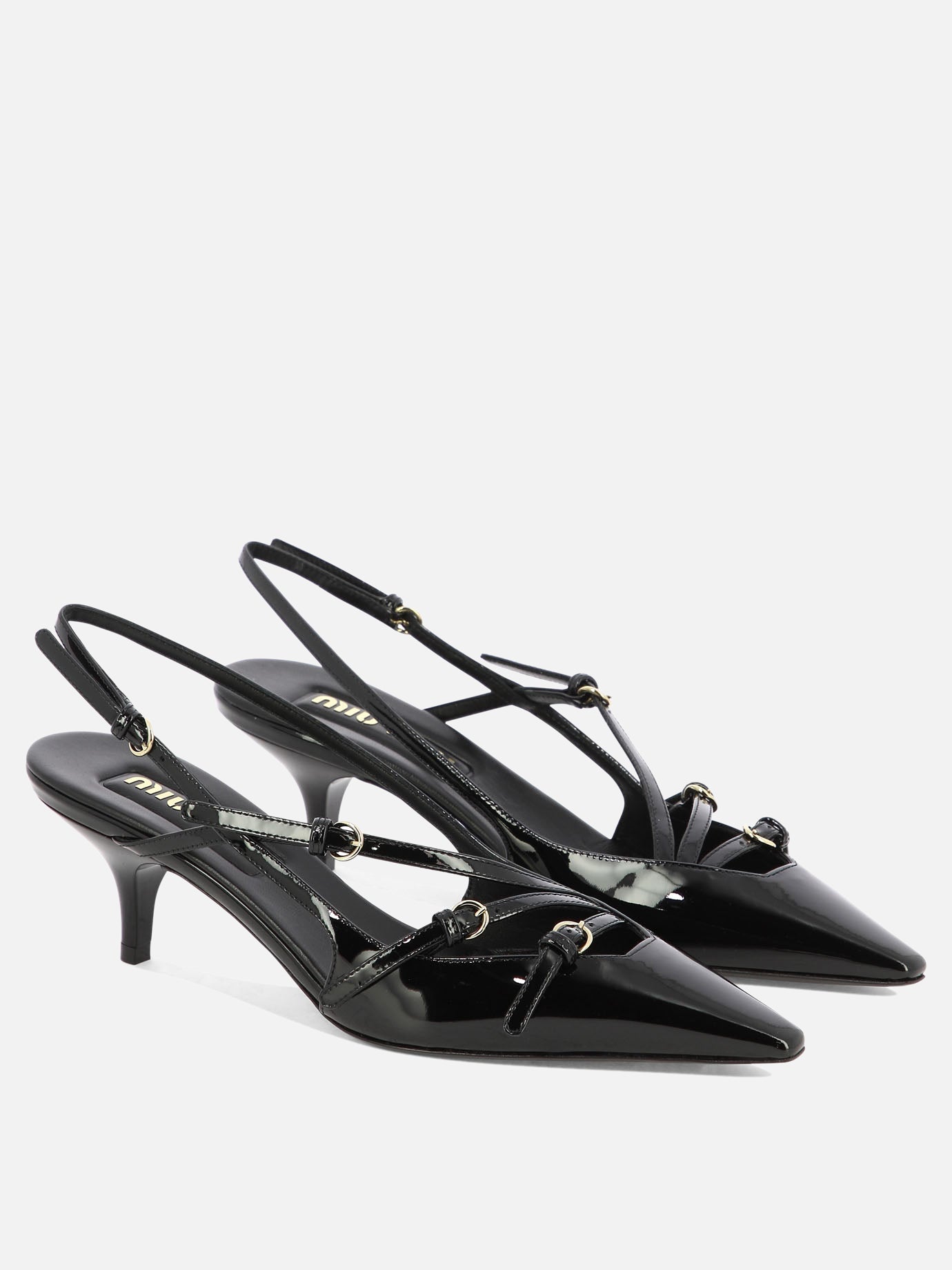 Slingback 100% calf leather  Nero - Miu Miu Donna | PDP | VIETTI Online Store | thumbnail_2