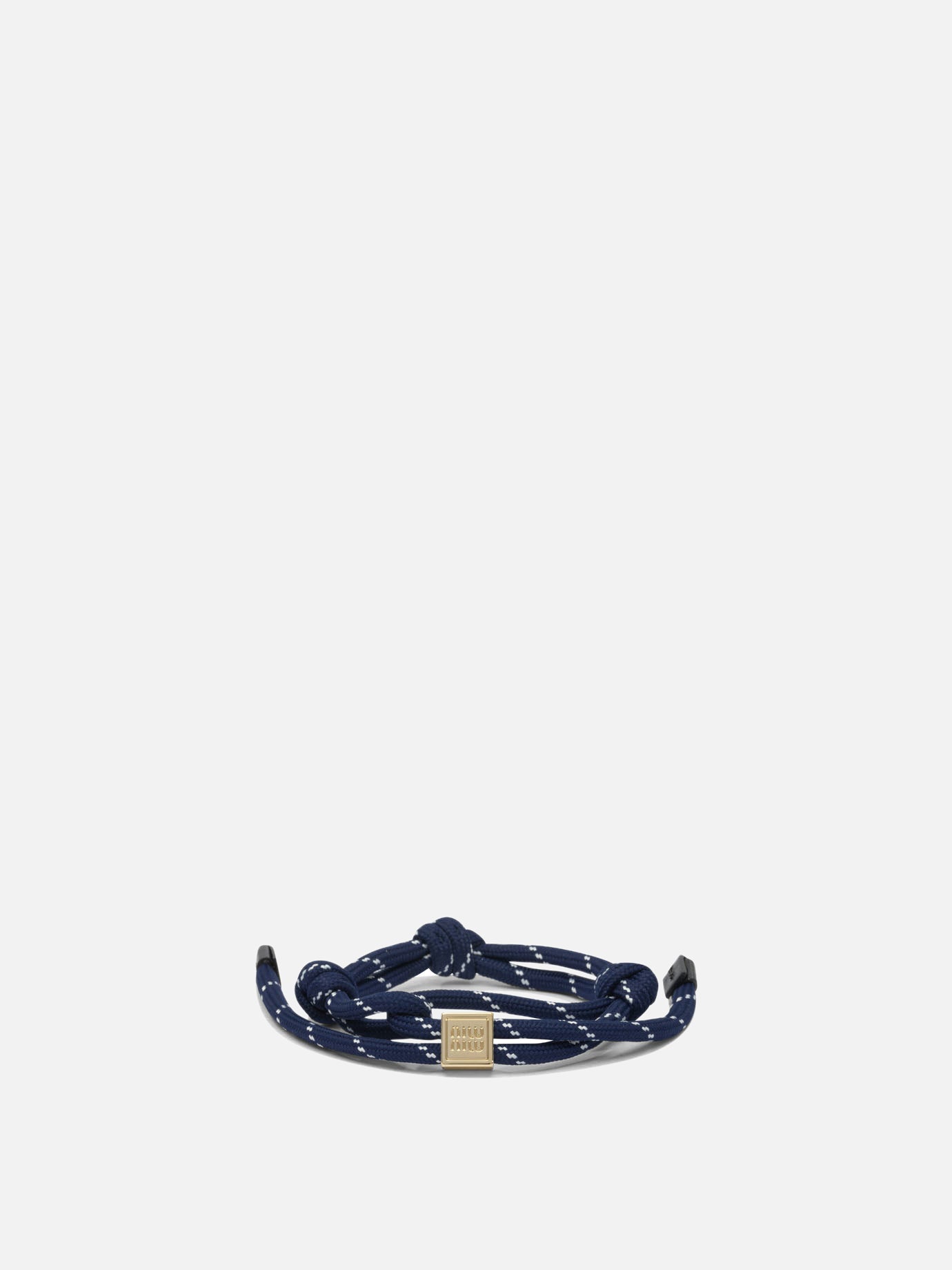 Bracciali & Cavigliere 100% cotton  Blu - Miu Miu Donna | PDP | VIETTI Online Store | thumbnail