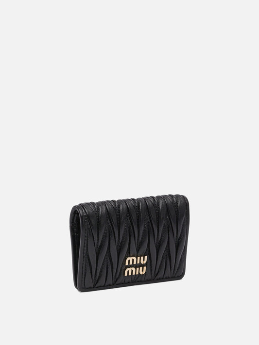 Portacarte Logo  Nero - Miu Miu Donna | PLP | VIETTI Online Store | 2

