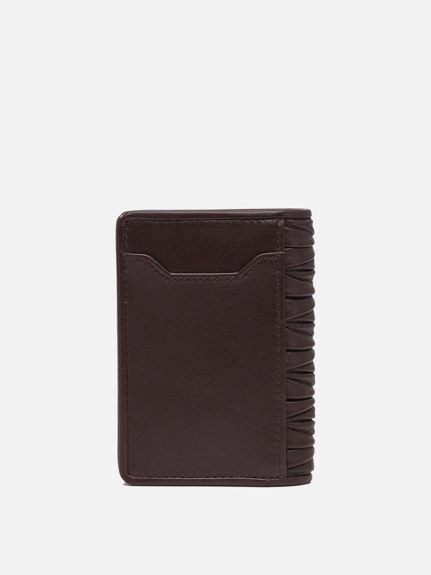 Miu Miu Matelassé nappa leather card holders 14844098_UNI Brown thumbnail_3