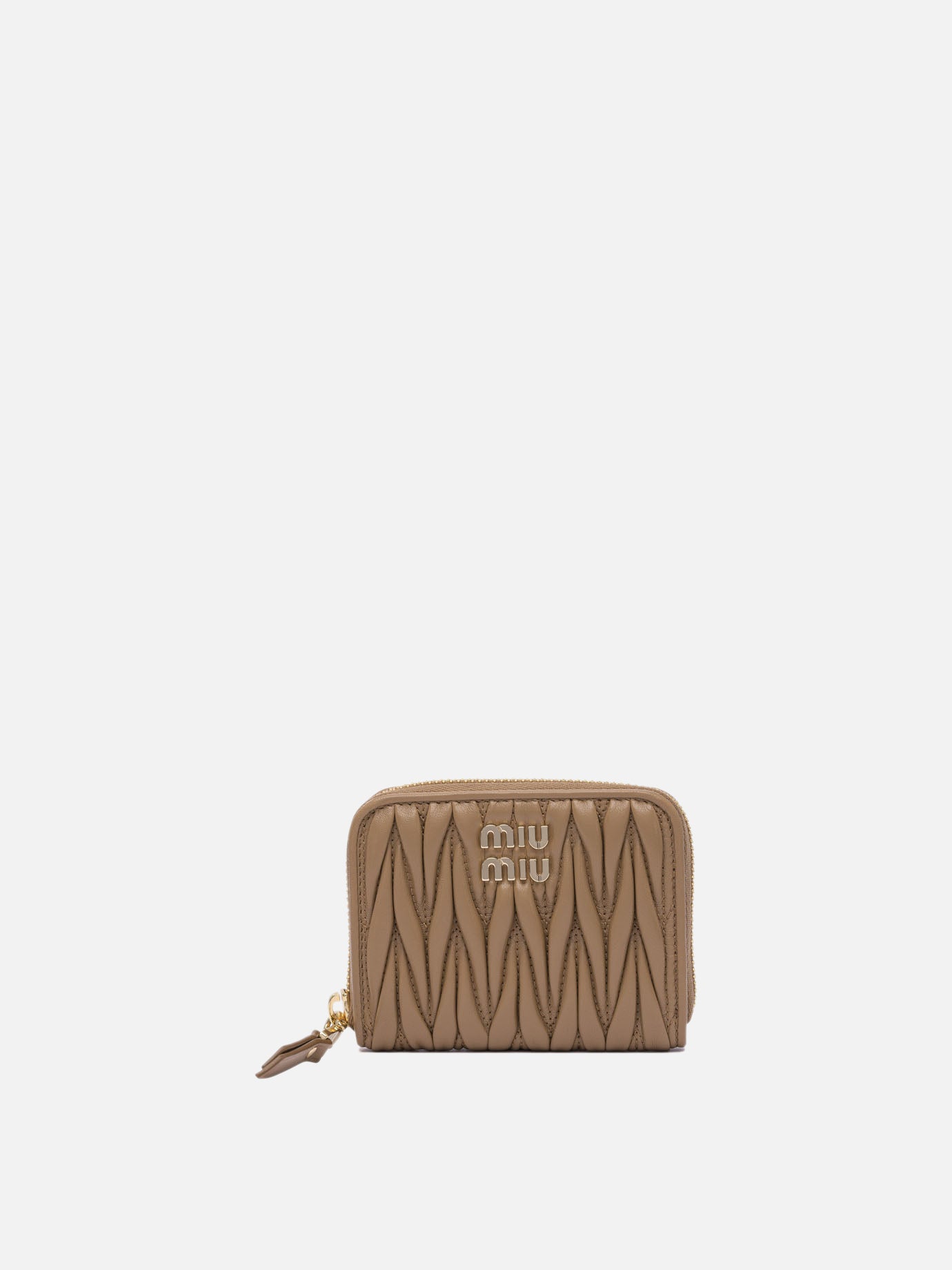 人気 ☆MIU MIU☆ MATELASSE NAPPA LEATHER COIN PURSE Miu Miu Nappa leather mini pouch - Women | VIETTI Online
