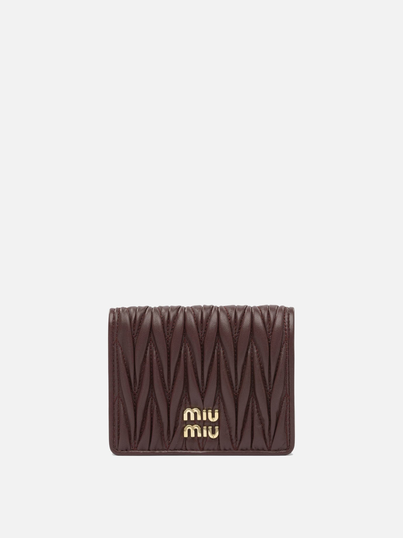 人気 ☆MIU MIU☆ MATELASSE NAPPA LEATHER COIN PURSE Miu Miu Nappa leather mini pouch - Women | VIETTI Online
