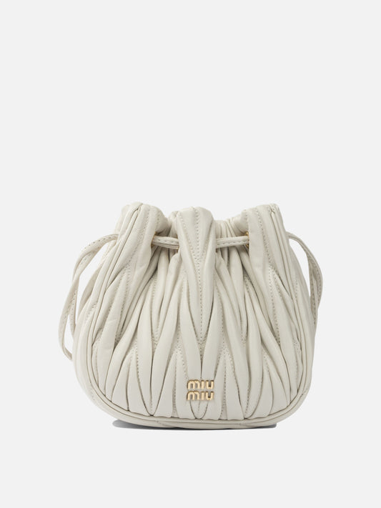 Borse mini 100% lamb leather  Bianco - Miu Miu Donna | PDP | VIETTI Online Store 
