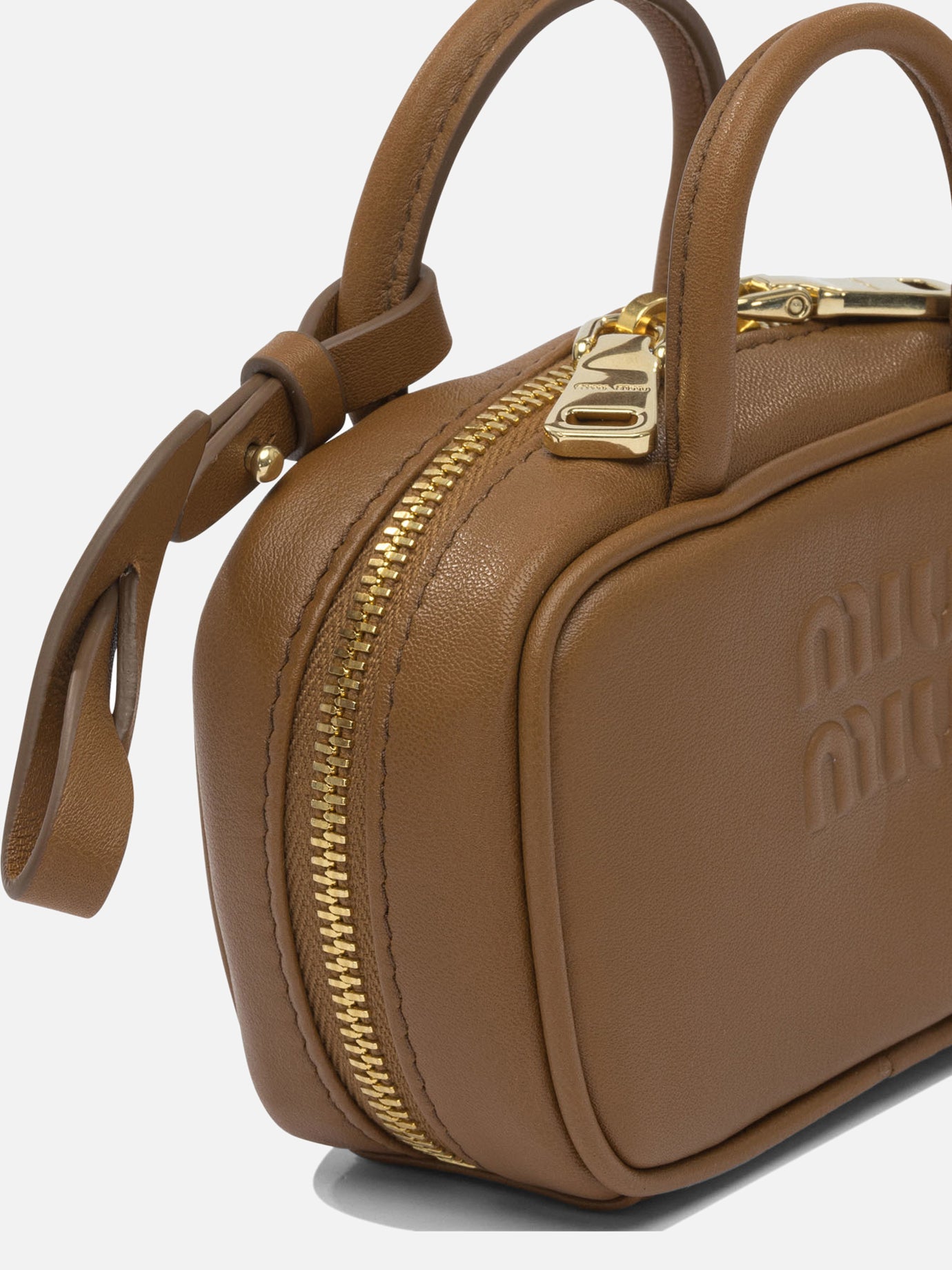 Charms 100% calf leather  Brown - Miu Miu Women | PDP | VIETTI Online Store | Zoom-Modal_4
