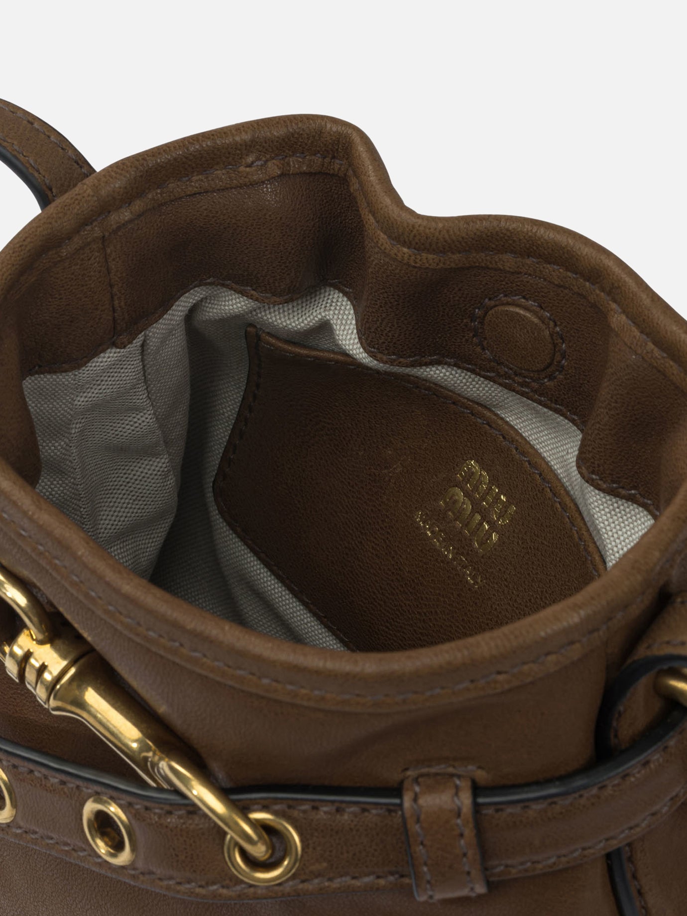Pochette 100% lamb leather  Marrone - Miu Miu Donna | PDP | VIETTI Online Store | Zoom-Modal_5
