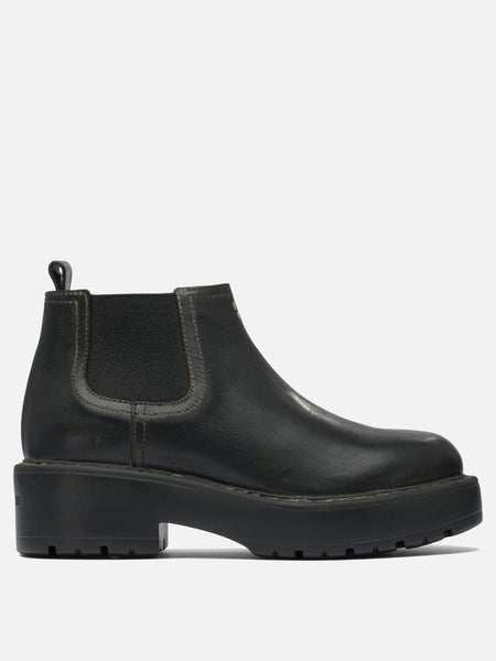 靴 00s miumiu chelsea boots archive Miu Miu Chelsea leather ankle boots 5T527E Black - Women | VIETTI Shop