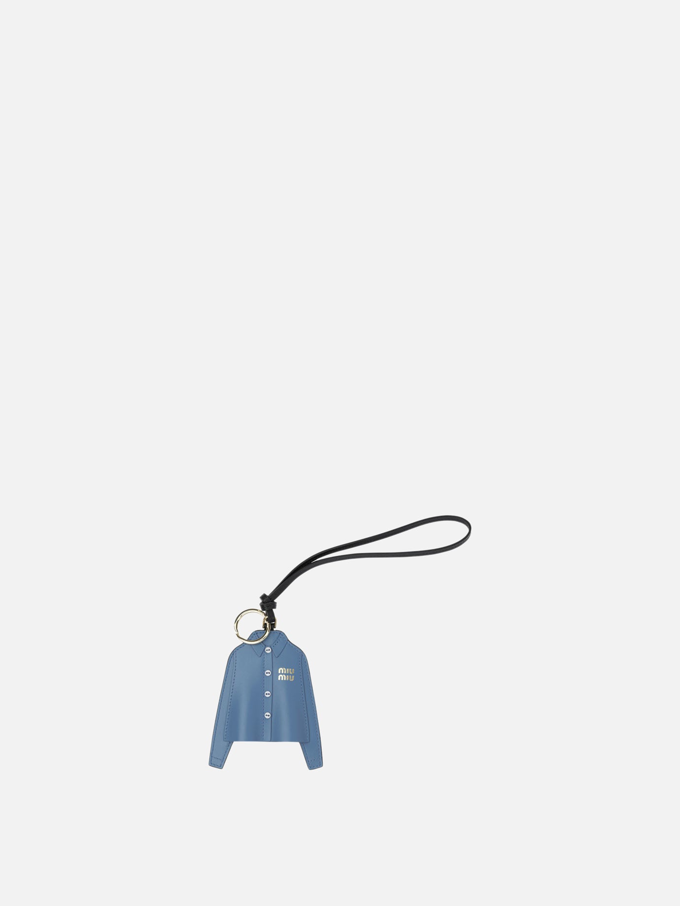 Charms Logo  Light blue - Miu Miu Women | PDP | VIETTI Online Store | thumbnail
