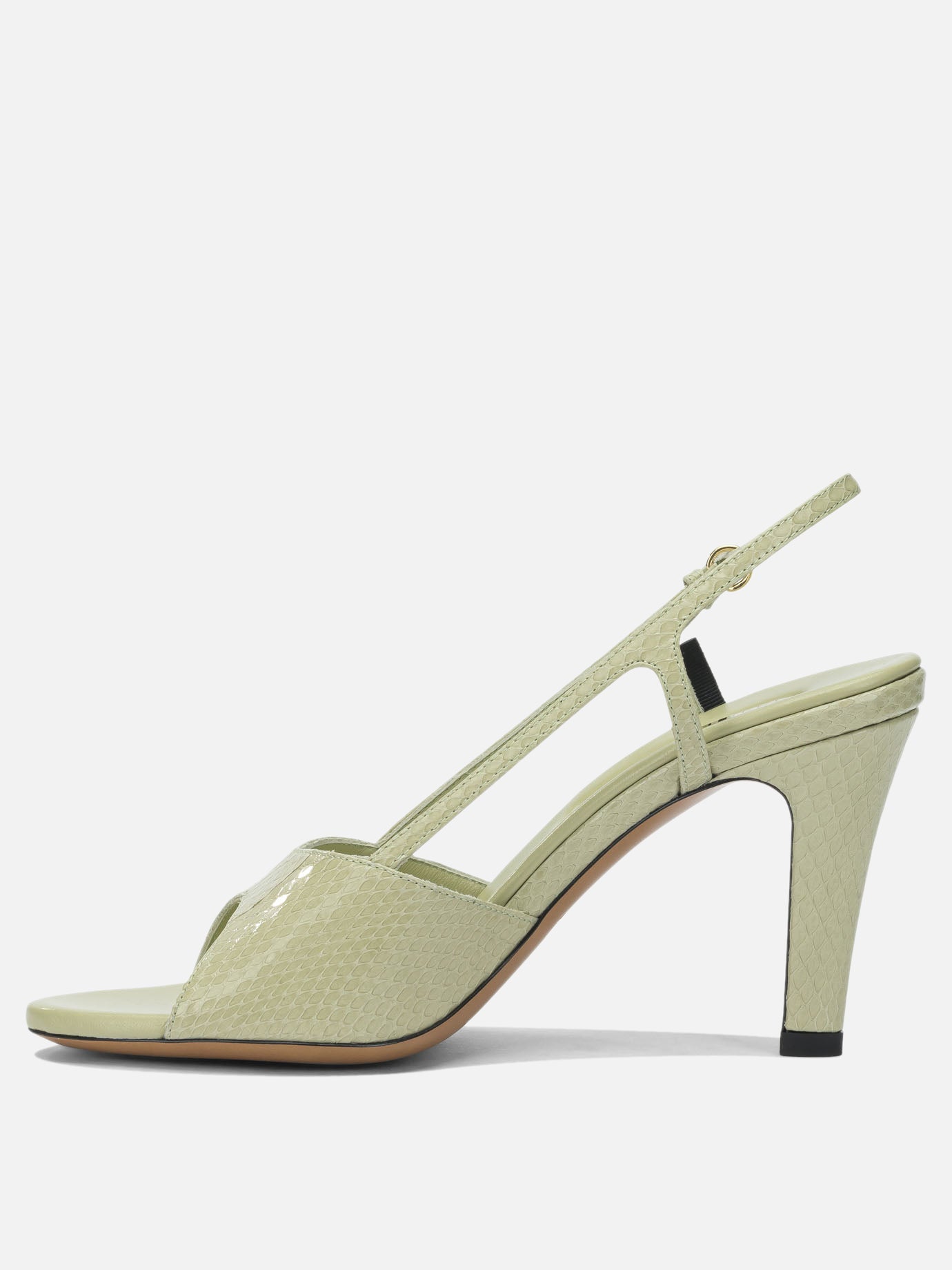 Slingback 100% homalopsis buccata  Verde - Miu Miu Donna | PDP | VIETTI Online Store | thumbnail_3