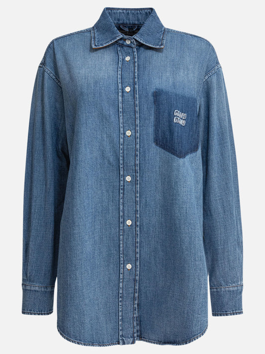 Miu Miu Denim shirt 11113128_42 Light blue 1