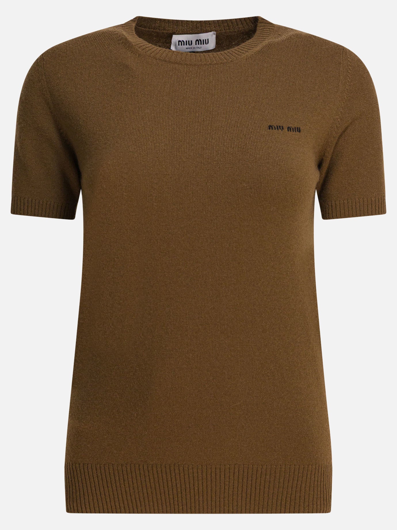 【MIUMIU】高級感漂う♪lady's ロゴ Tシャツ3枚セット(XSsize) Miu Miu T-shirt with logo Beige - Women | VIETTI Online Store