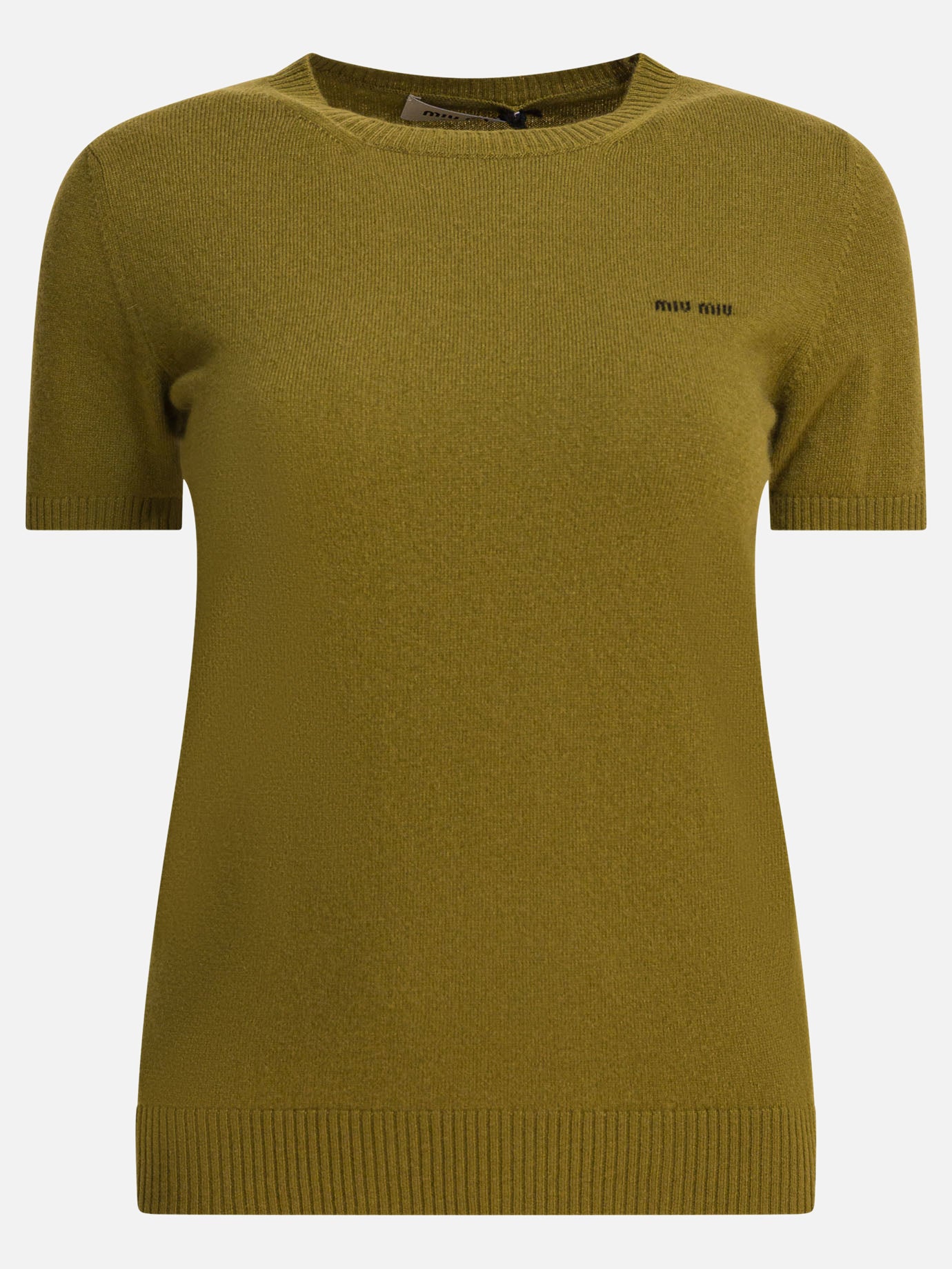Miu Miu Cashmere sweater 16092273_38 Green thumbnail_1