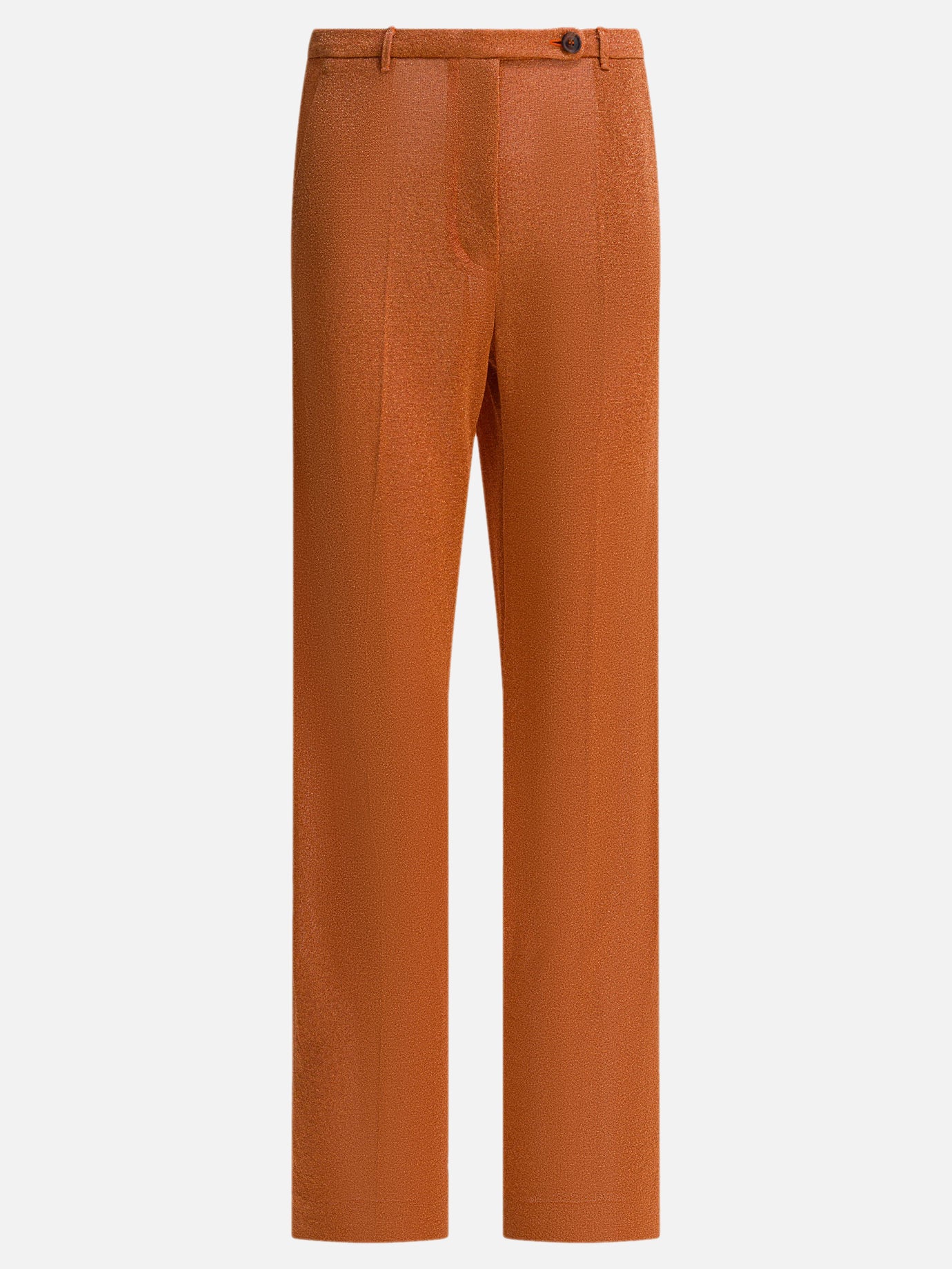 Pantaloni casual Solid colour  Arancione - Miu Miu Donna | PDP | VIETTI Online Store | thumbnail