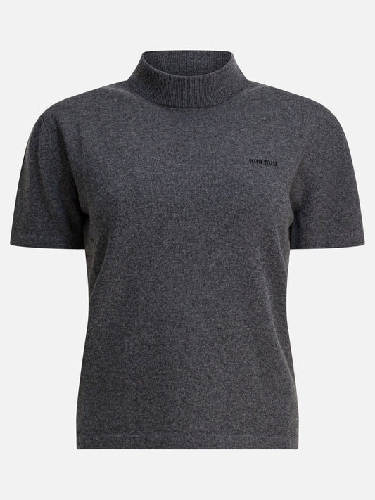 Maglioni dolcevita Solid colour  Grigio - Miu Miu Donna | PLP | VIETTI Online Store 
