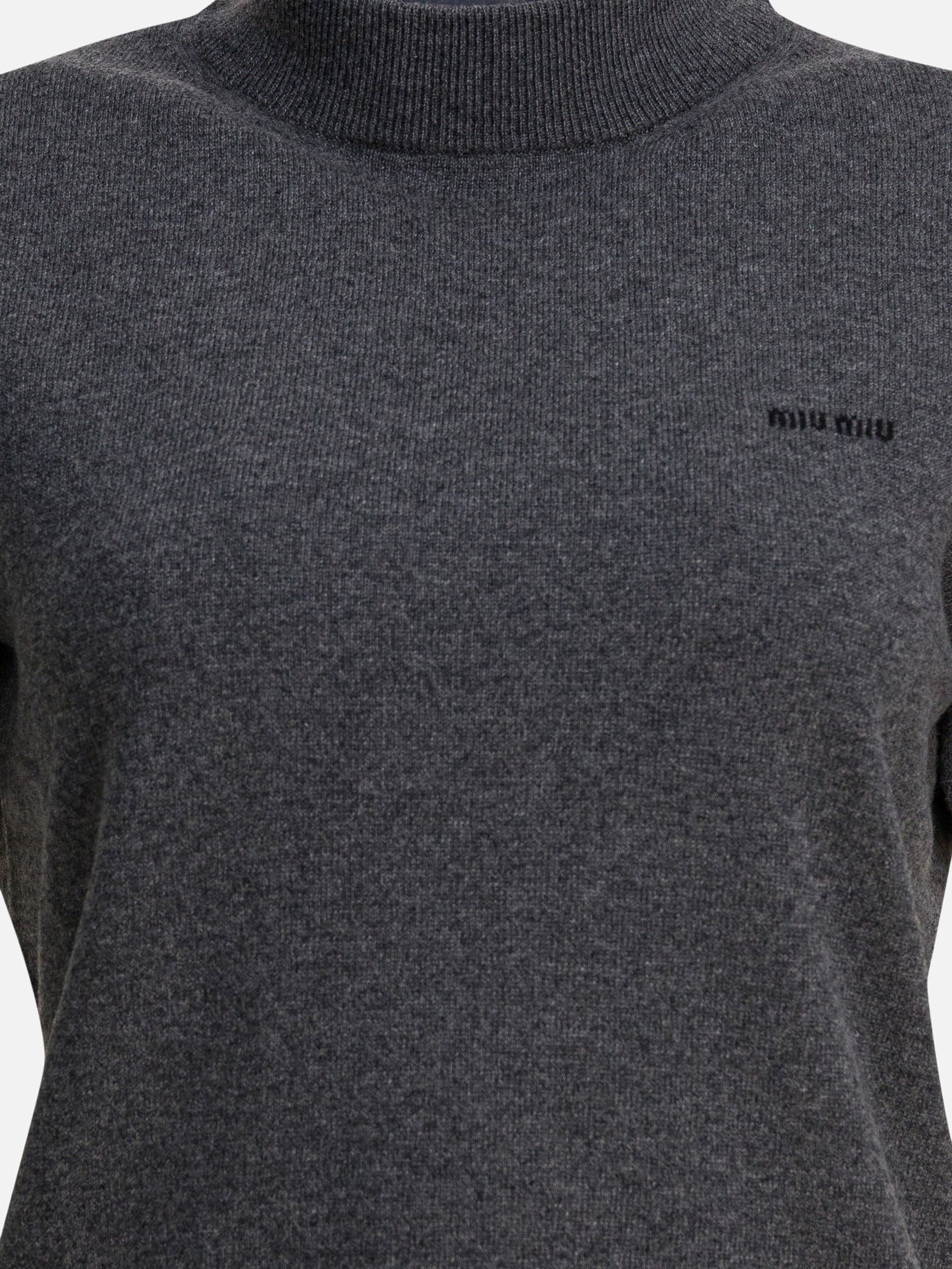 Maglioni dolcevita Solid colour  Grigio - Miu Miu Donna | PDP | VIETTI Online Store | Zoom-Modal_3
